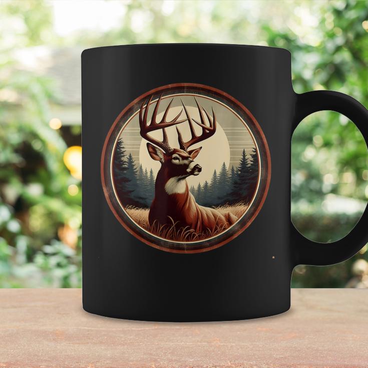 Classic Big Whitetail Buck Vintage Deer Graphic For Hunters Coffee Mug Gifts ideas