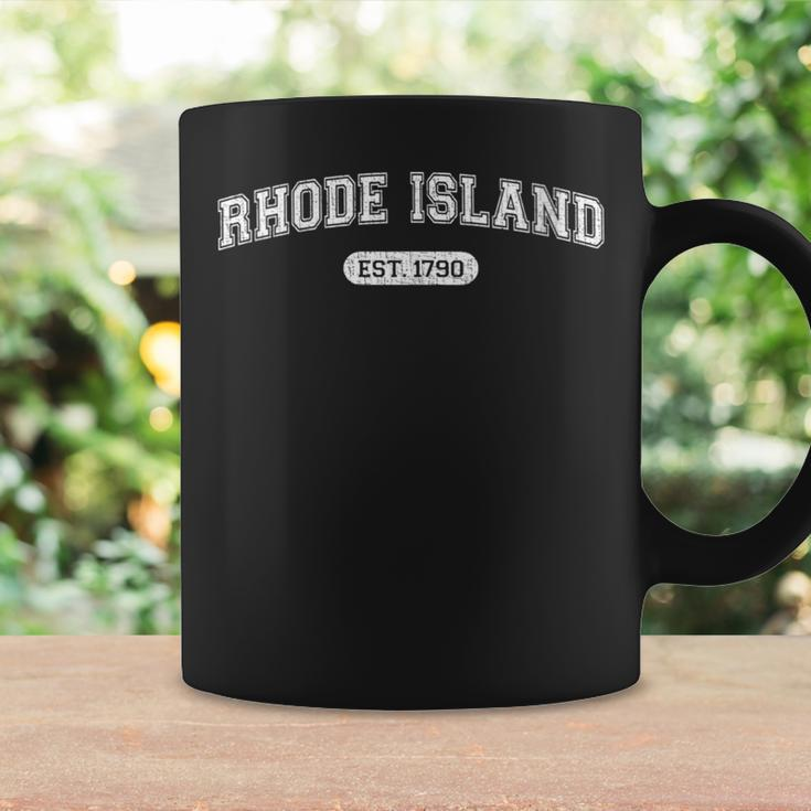 Classic College-Style Rhode Island 1790 Distressed Coffee Mug Gifts ideas