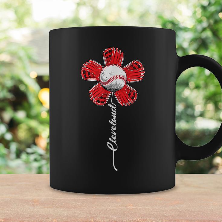 Cleveland Flower Baseball Souvenir I Love Cleveland Coffee Mug Gifts ideas