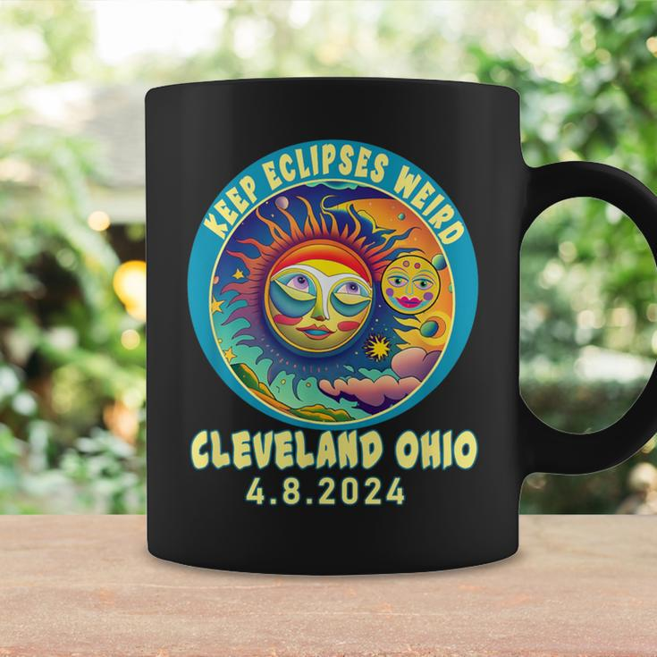 Cleveland Oh Solar Total Eclipse April 2024 Ohio Coffee Mug Gifts ideas