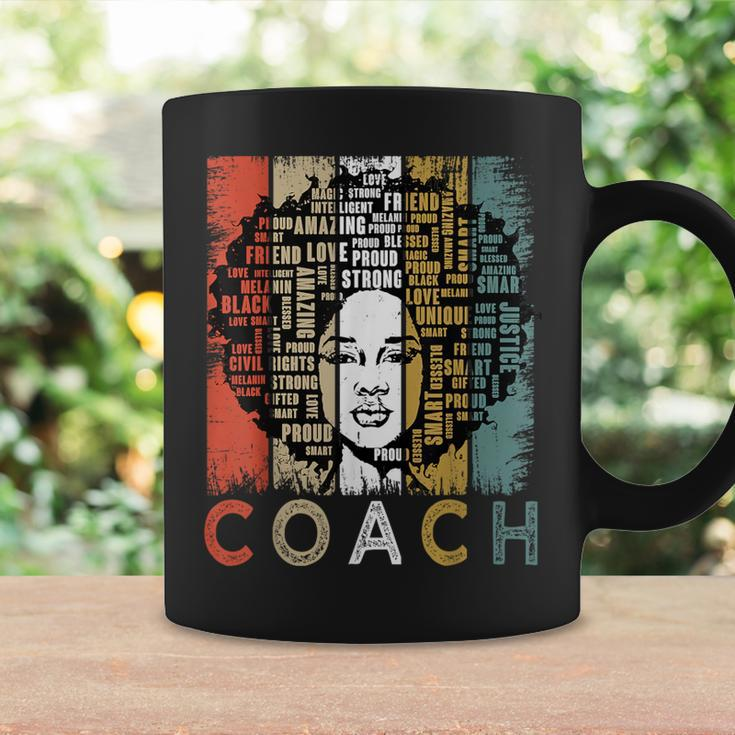 Coach Afro African American Black History Month Coffee Mug Gifts ideas