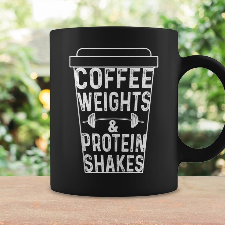 Coffee Weights & Protein Shakes Lifting Coffee Mug Gifts ideas