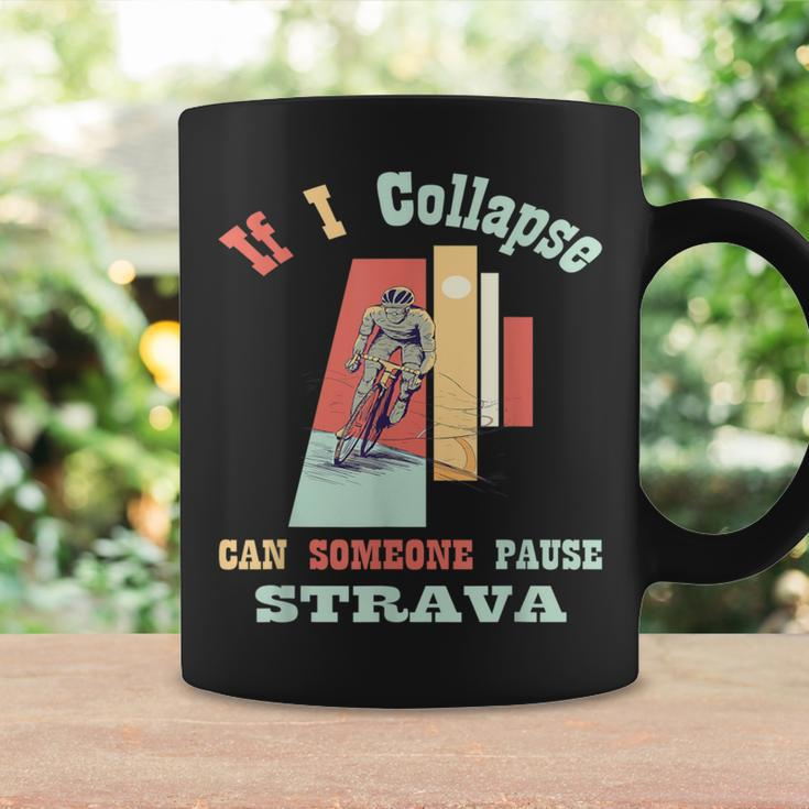 If I Collapse Strava Cycling Vintage Retro Style Coffee Mug Gifts ideas