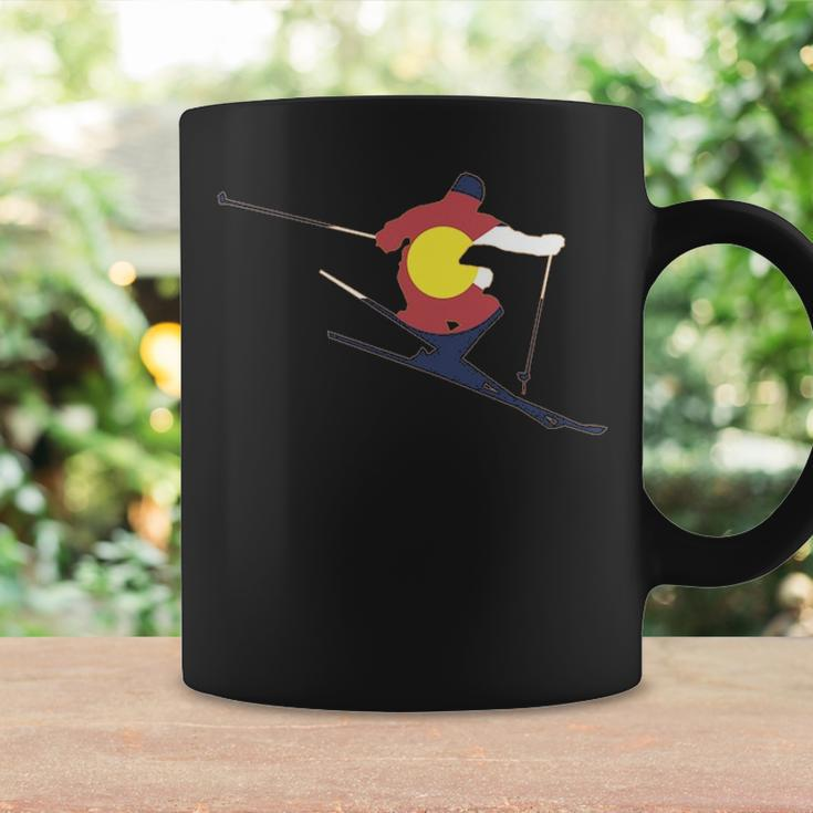 Colorado Flag Skier Coffee Mug Gifts ideas