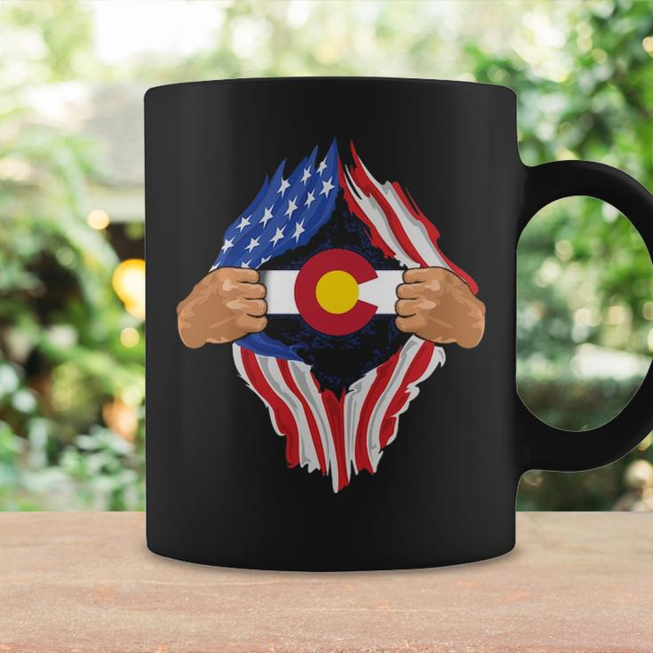 Colorado Roots Inside State Flag American Proud Coffee Mug Gifts ideas