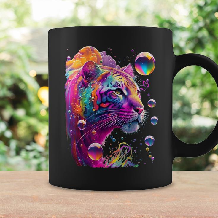 Colorful Rainbow Tiger Graphic Coffee Mug Gifts ideas