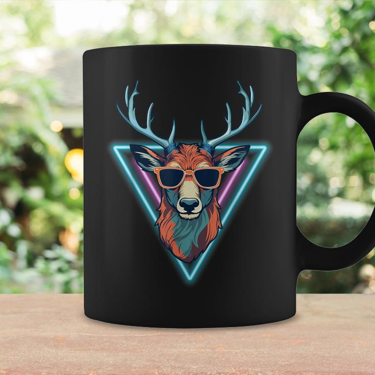Cool Deer Animal Party Wear Sunglasses Vintage 70S 80S Coffee Mug Gifts ideas
