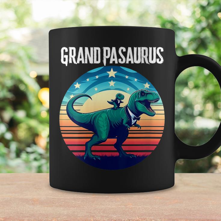 Cool Grandpasaurus Father's Day Trex Little Son Grandfather Coffee Mug Gifts ideas
