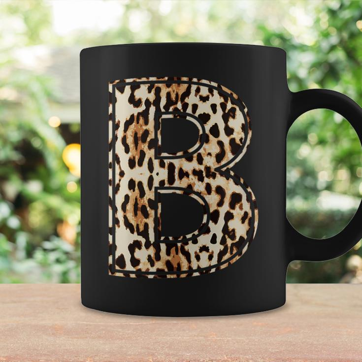 Cool Letter B Initial Name Leopard Cheetah Print Coffee Mug Gifts ideas