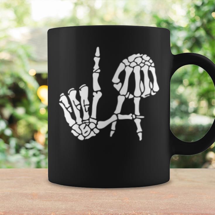 Cool Los Angeles With Skeleton La Sign Coffee Mug Gifts ideas