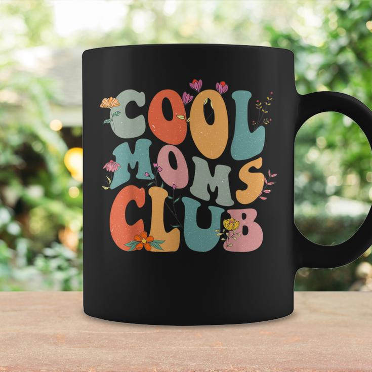 Cool Moms Club Retro Groovy Mom Life Mama Happy Mother's Day Coffee Mug Gifts ideas