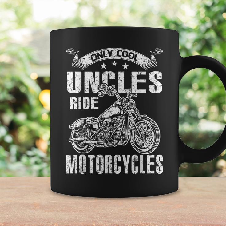 Only Cool Uncles Rides Motorcycles Father's Day Coffee Mug Gifts ideas