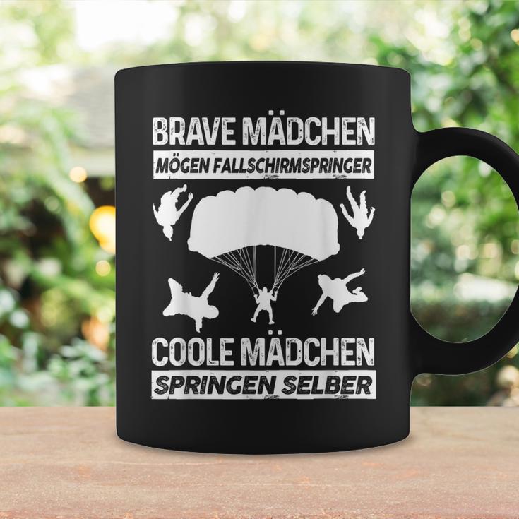 Coole Mädchen Springen Itself Parachute Jumping Tassen Geschenkideen