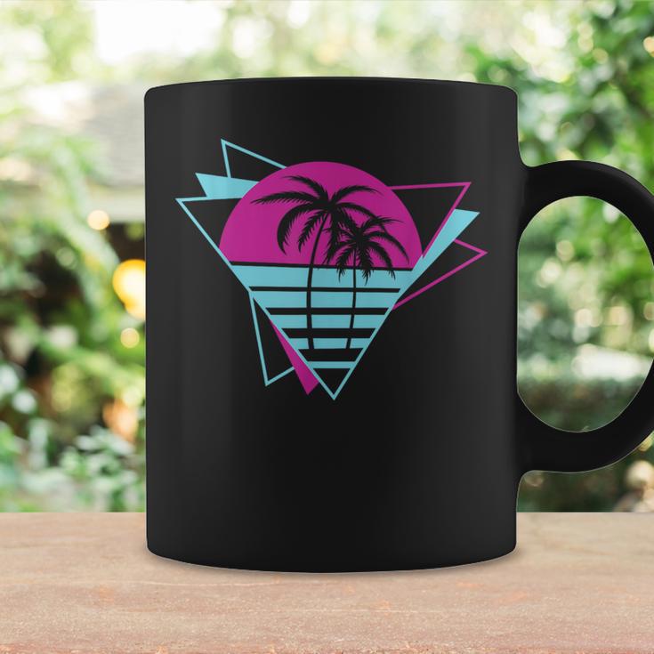 Cooler Synthie 80Er Synthwave Sonnenuntergang Retro- Tassen Geschenkideen