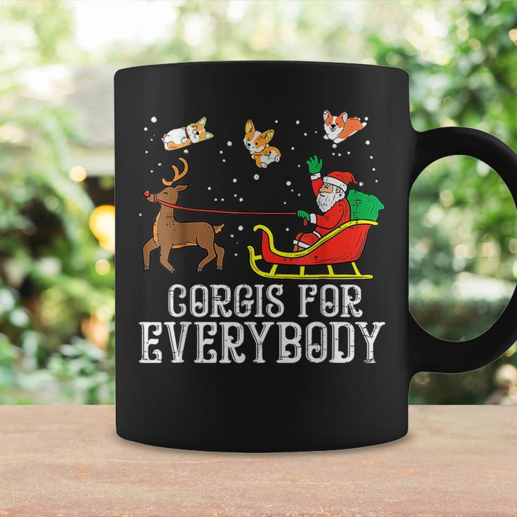 Corgis For Everybody Xmas Christmas Corgi Dog Lover Coffee Mug Gifts ideas