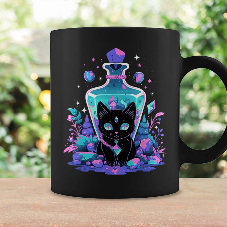 Cottagecore Goth Kawaii Anime Cat Girls Cat Coffee Mug Gifts ideas
