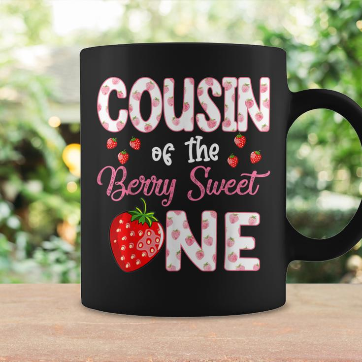 Cousin Of The Berry Sweet One Strawberry First Birthday Coffee Mug Gifts ideas