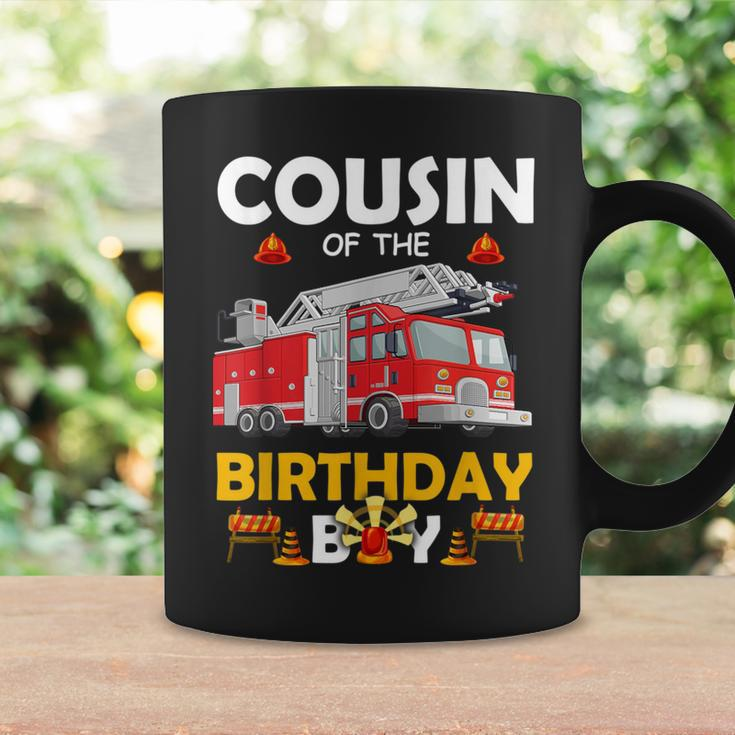 Cousin Of The Birthday Boy Fire Truck Firefighter Party Coffee Mug Gifts ideas