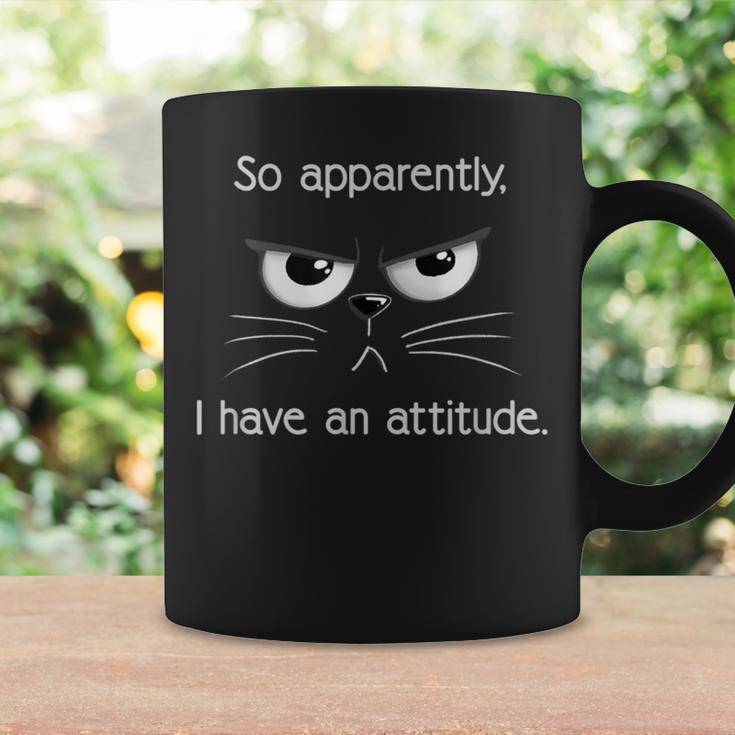 Cranky Cat So Apparently I Have An Attitude Cat Lovers Coffee Mug Gifts ideas