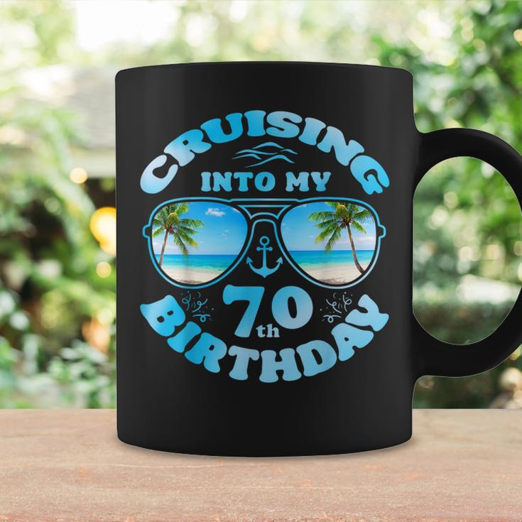 Cruising Into My 70Th Birthday-70Th Birthday Cruise 2024 Coffee Mug Gifts ideas