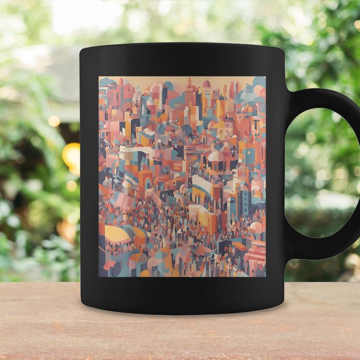 Cultural Festival Pastel Tapestry Coffee Mug Gifts ideas