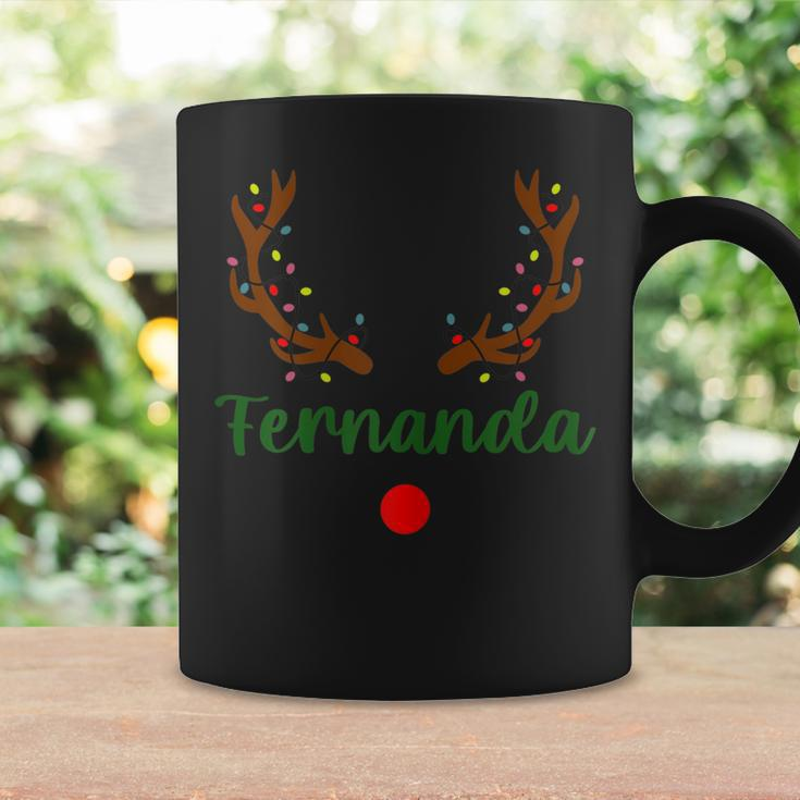 Custom Name Christmas Matching Family Pajama Fernanda Coffee Mug Gifts ideas
