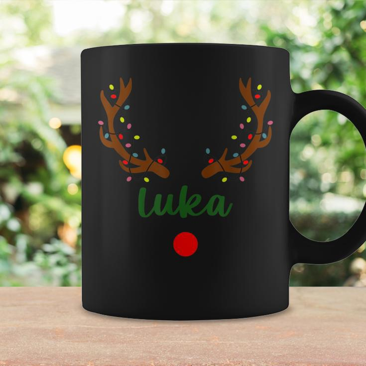 Custom Name Christmas Matching Family Pajama Luka Coffee Mug Gifts ideas