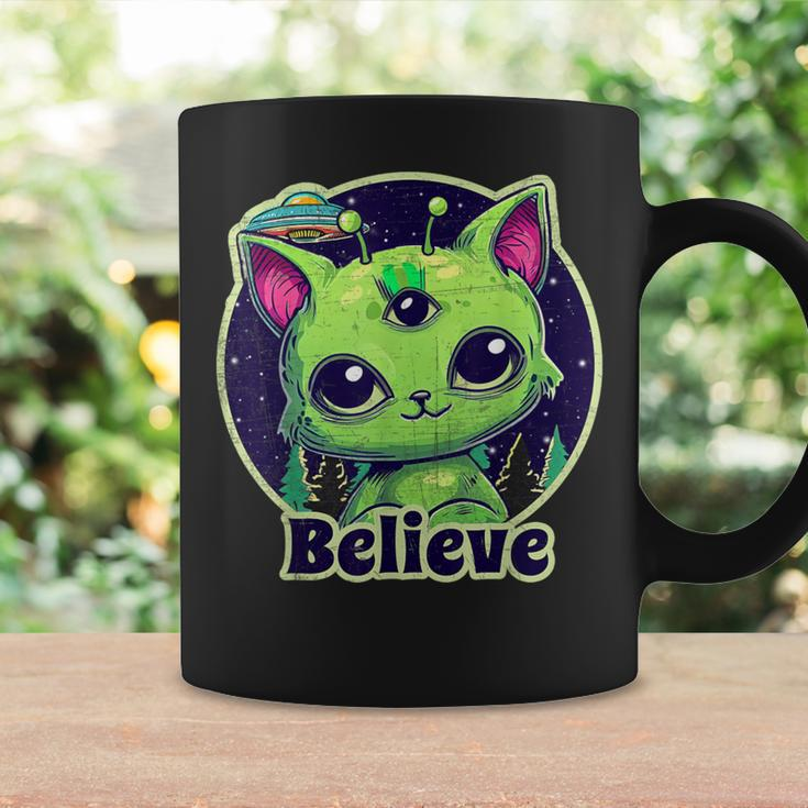 Cute Alien Cat Belive In Ufo Kawaii Coffee Mug Gifts ideas