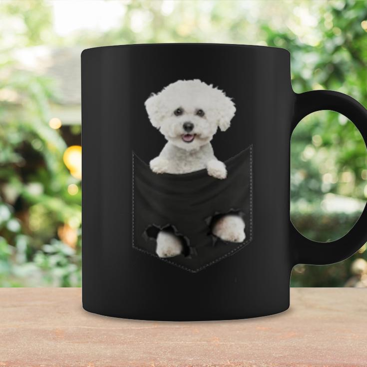 Cute Bichon Frise In Pocket Bichon Dog Lover Coffee Mug Gifts ideas