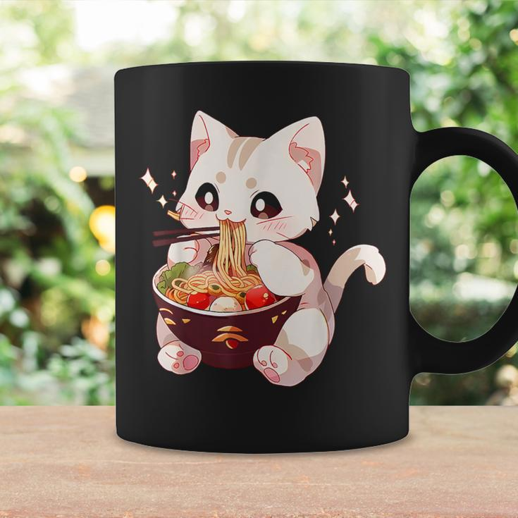 Cute Cat Ramen Noodles Kawaii Anime Girls N Japanese Food Coffee Mug Gifts ideas
