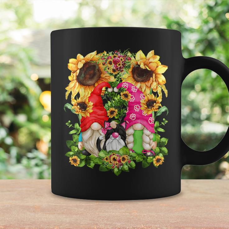 Cute Cat Retirement Gnome Couple For Sunflower Cat Mom & Dad Coffee Mug Gifts ideas