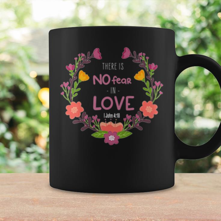 Cute ChristianNo Fear In Love I John 4 Coffee Mug Gifts ideas