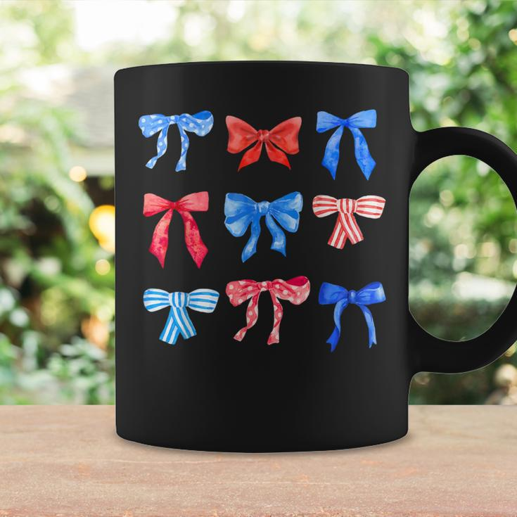 Cute Coquette Bows 4Th Of July Patriotic Girls Coffee Mug Gifts ideas