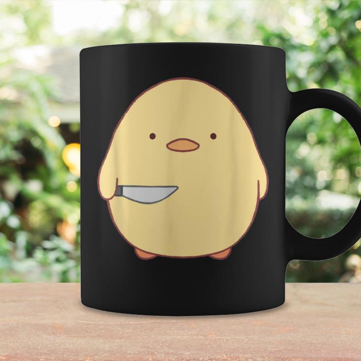 Cute Kawaii Stabby Duck With Knife Coffee Mug Gifts ideas