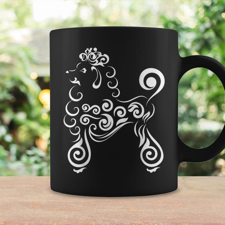 Cute Poodle Lace Artistic Pattern Coffee Mug Gifts ideas