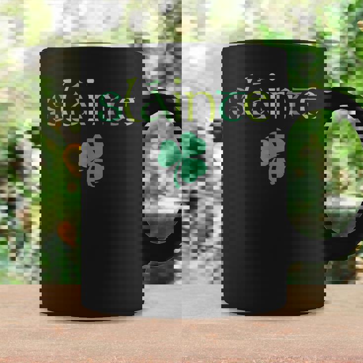 Cute Slainte Irish Trendy St Patrick's Day Lucky Coffee Mug Gifts ideas