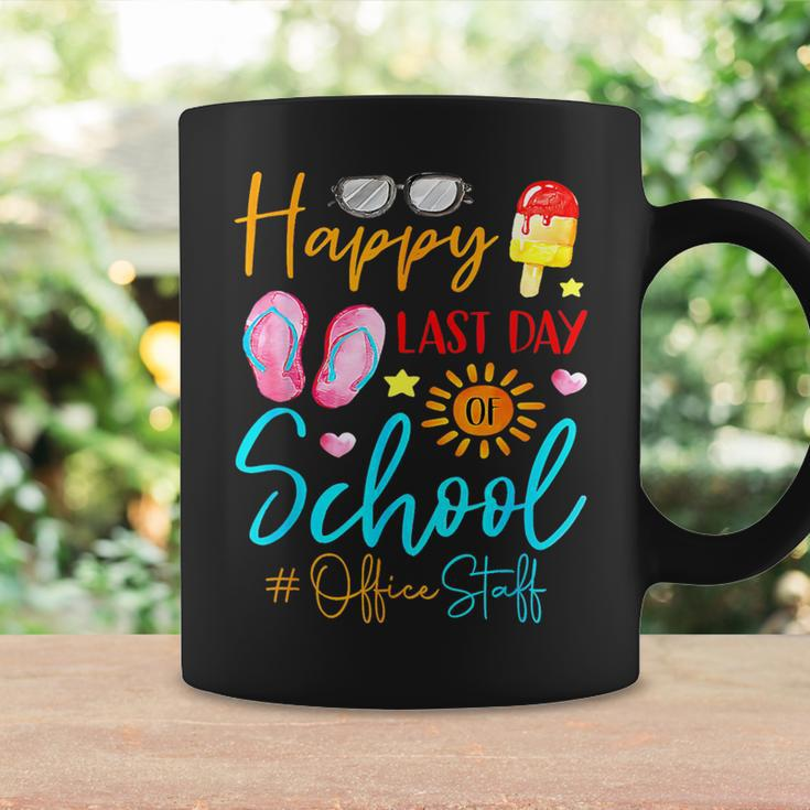 Cute Summer Teacher Happy Last Day Of School Office Staff Coffee Mug Gifts ideas