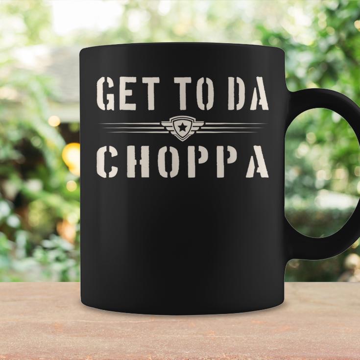 Get To Da Choppa Retro Tassen Geschenkideen