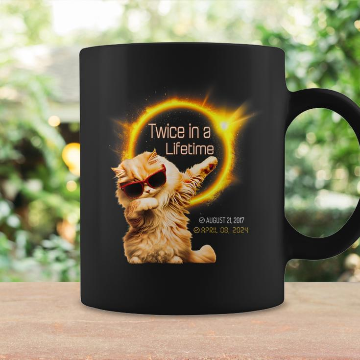 Dabbing Cat Twice In Lifetime Solar Eclipse April 040824 Coffee Mug Gifts ideas
