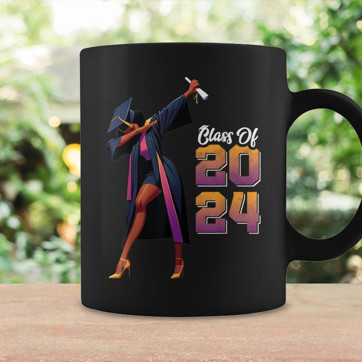 Dabbing Graduation Class Of 2024 Woman Black Graduation Coffee Mug Gifts ideas