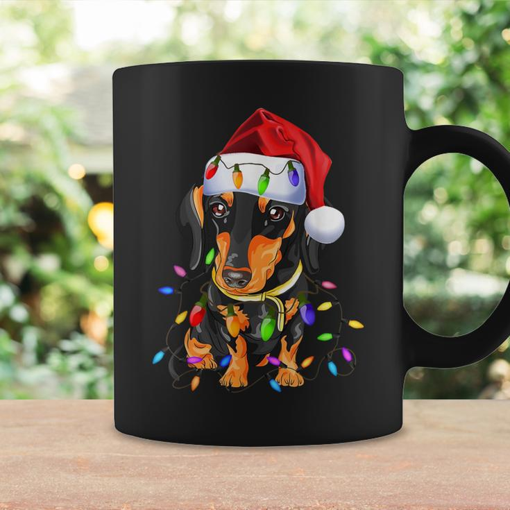 Dachshund Christmas Loves Led Cute Dog Lovers Coffee Mug Gifts ideas