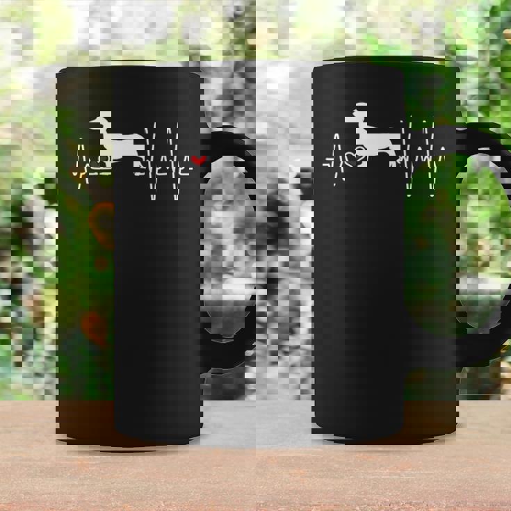 Dachshund Dog Heartbeat Pulse Coffee Mug Gifts ideas