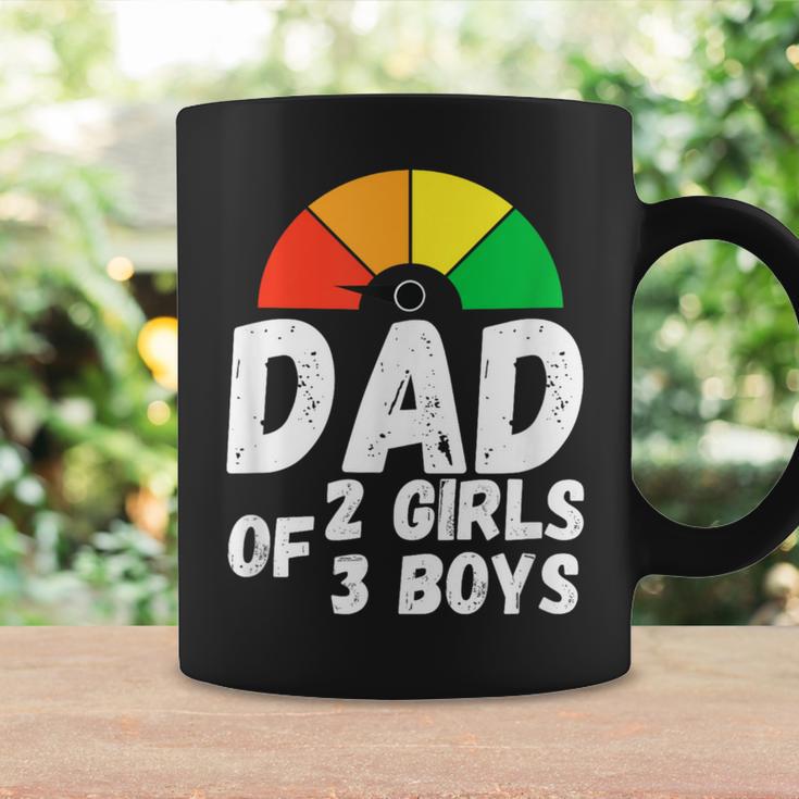 Dad Of 2 Girls 3 Boys From Daughter From Son On Father's Day Coffee Mug Gifts ideas