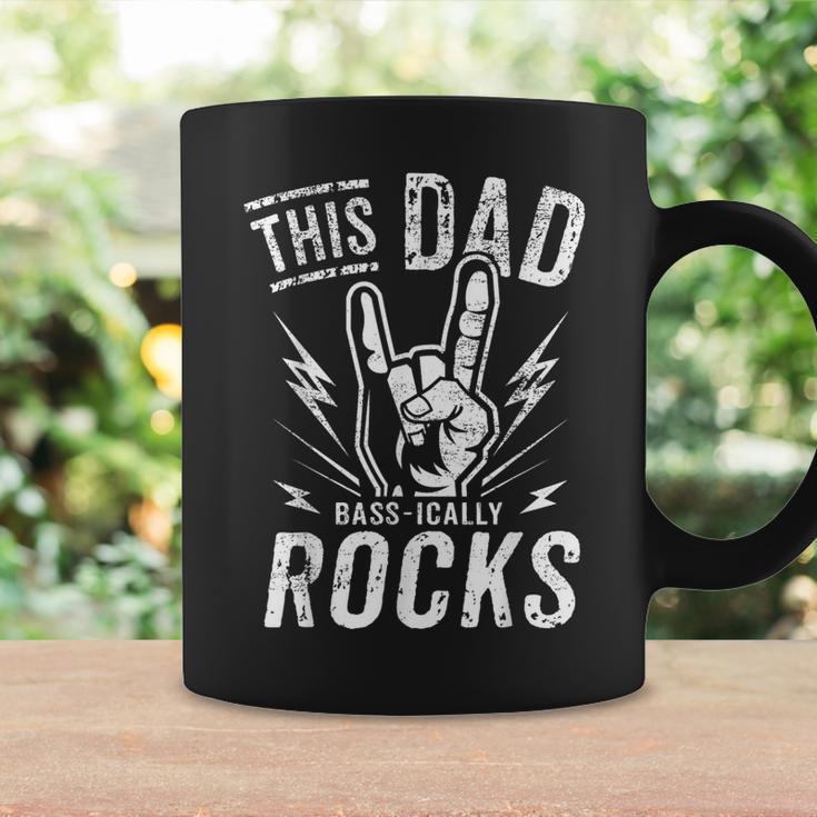 Dad Bass Player Father's Day Bassist Daddy Electric Bass Coffee Mug Gifts ideas