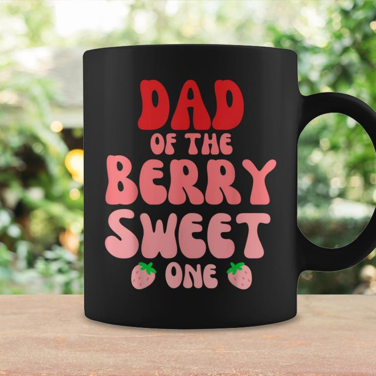 Dad Of The Berry Sweet One Strawberry Birthday 1St For Girl Coffee Mug Gifts ideas