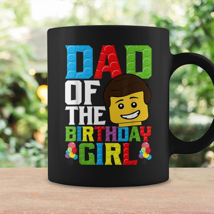 Dad Of The Birthday Girl Building Blocks Master Builder Coffee Mug Gifts ideas