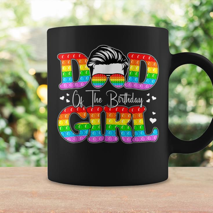 Dad Of The Birthday Girl Pop It Birthday Kid Family Matching Coffee Mug Gifts ideas