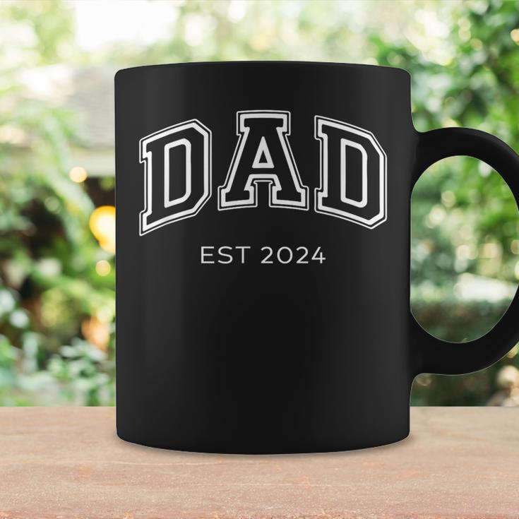 Dad Est 2024 Daddy Expect Baby Anniversary New Fathers Day Coffee Mug Gifts ideas
