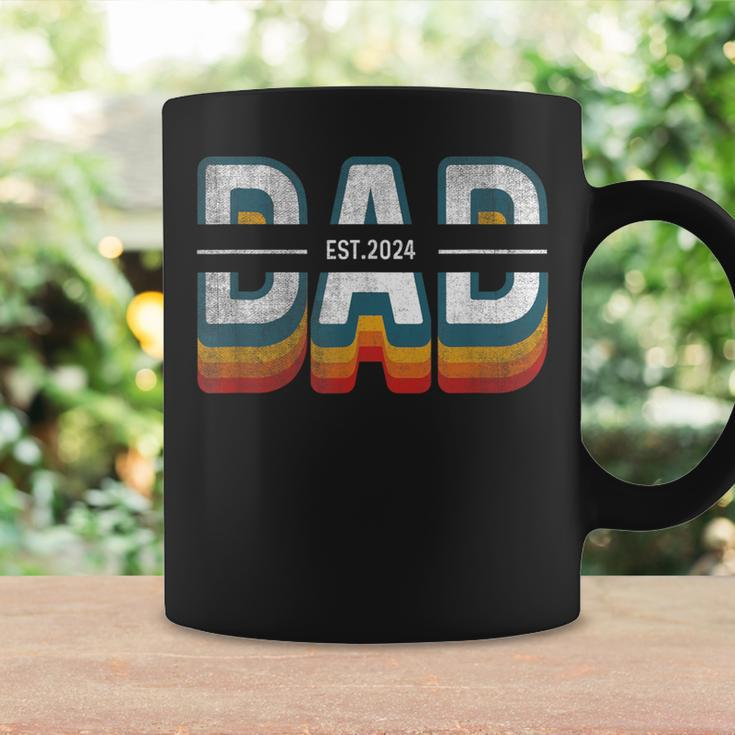 Dad Est 2024 New Dad 2024 Father's Day Expect Baby 2024 Coffee Mug Gifts ideas