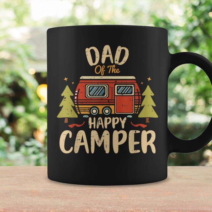 Dad Of Happy Camper 1St Birthday Party Retro Dad Coffee Mug Gifts ideas